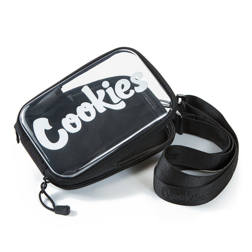 Cookies Floatable Clear Shoulder Bag — angled view