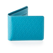 Cookies Leather Monogram Embossed Billfold Wallet in Cookies Blue, second view