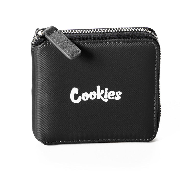 Cookies Luxe Zipper Wallet in black
