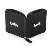 Cookies Luxe Zipper Wallet in black, second view