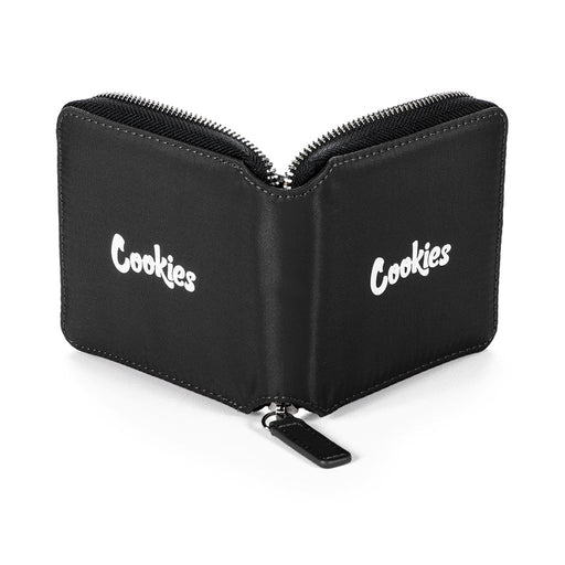 Cookies Luxe Zipper Wallet in black, second view