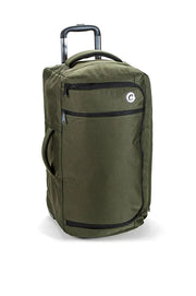 Cookies Trek Roller smell proof travel bag in olive — front view
