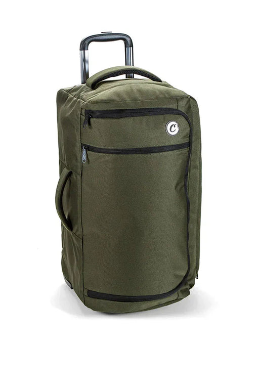 Cookies Trek Roller smell proof travel bag in olive — front view