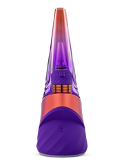 Puffco Peak Pro 3DXL Plasma limited edition smart dab rig front view with violet to ember finish