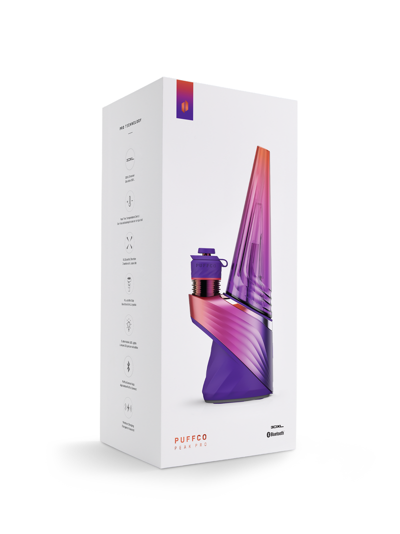 Puffco Peak Pro 3DXL Plasma limited edition retail box front