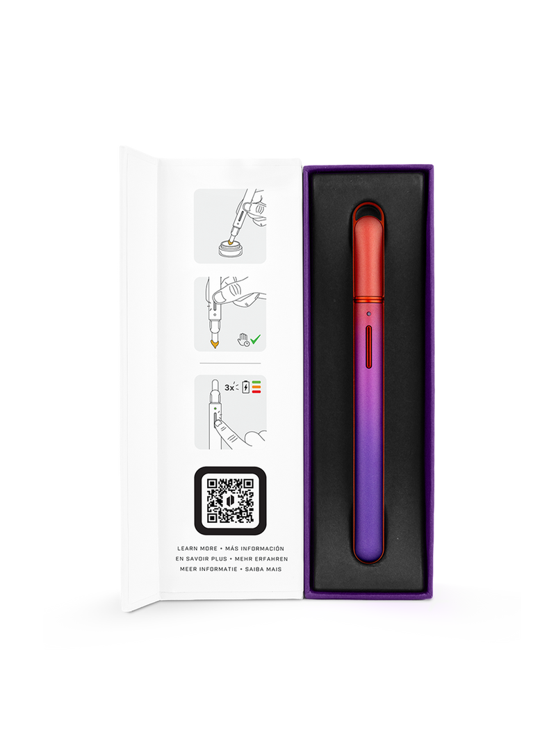 Puffco Hot Knife Plasma limited edition retail box open