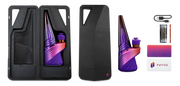 Puffco Peak Pro 3DXL Plasma whats in the box - base, glass top, 3DXL chamber, joystick cap, loading tool, USB-C cable, carry case